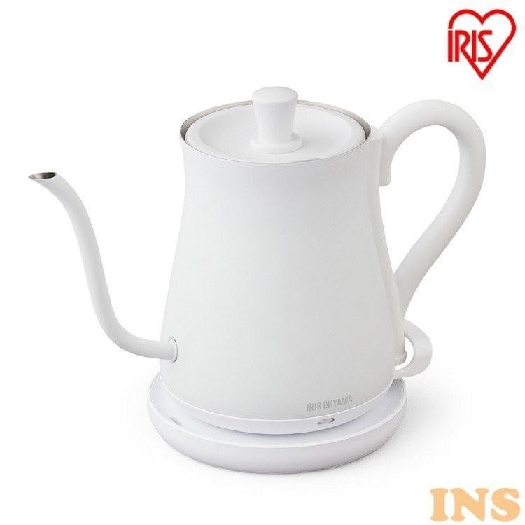 IRIS OHYAMA（アイリスオーヤマ） 電気ケトル おしゃれ 細口 ケトル