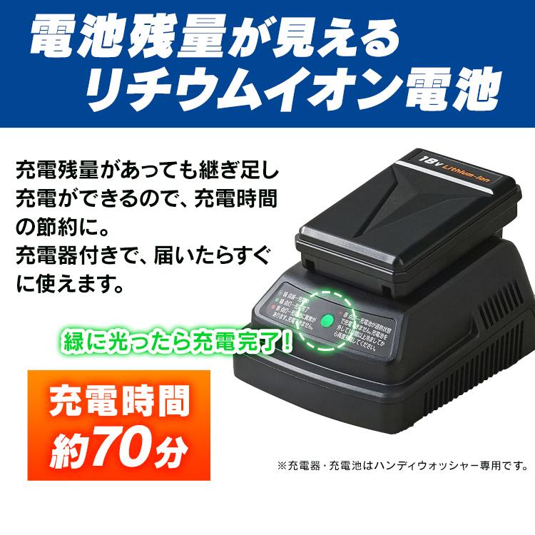 アイリスオーヤマ　コードレス高圧洗浄機　バッテリー2個付 高圧洗浄機アイリスオーヤマ 充電式(オプション付き)充電バッテリー2個