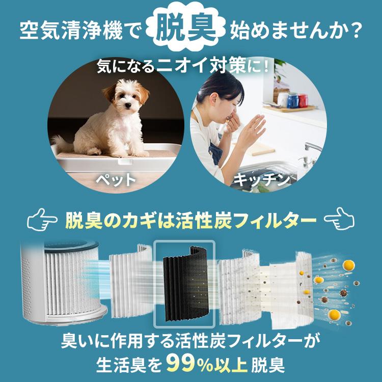 空気清浄機 小型 単機能空気清浄機 16畳 ホワイト グレー ベージュ 送料無料 空気清浄 花粉 タイマー お手入れ簡単 アイリスオーヤマ | IRIS OHYAMA | 05