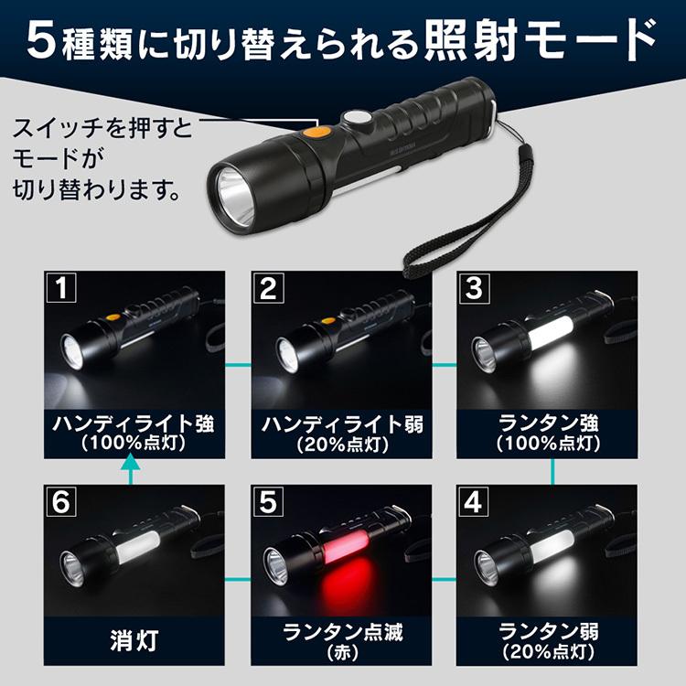 IRIS OHYAMA（アイリスオーヤマ） 懐中電灯 LED 電池式 LEDライト 最大