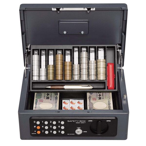 IRIS OHYAMA（アイリスオーヤマ） 金庫 小型 家庭用 手提げ金庫