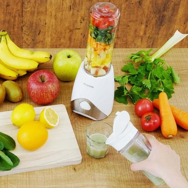 スムージー ミキサー 手作りジュース ブレンダー ジューサー ボトルブレンダー Ibb 600 ホワイト アイリスオーヤマ ウエノ電器paypayモール店 通販 Paypayモール