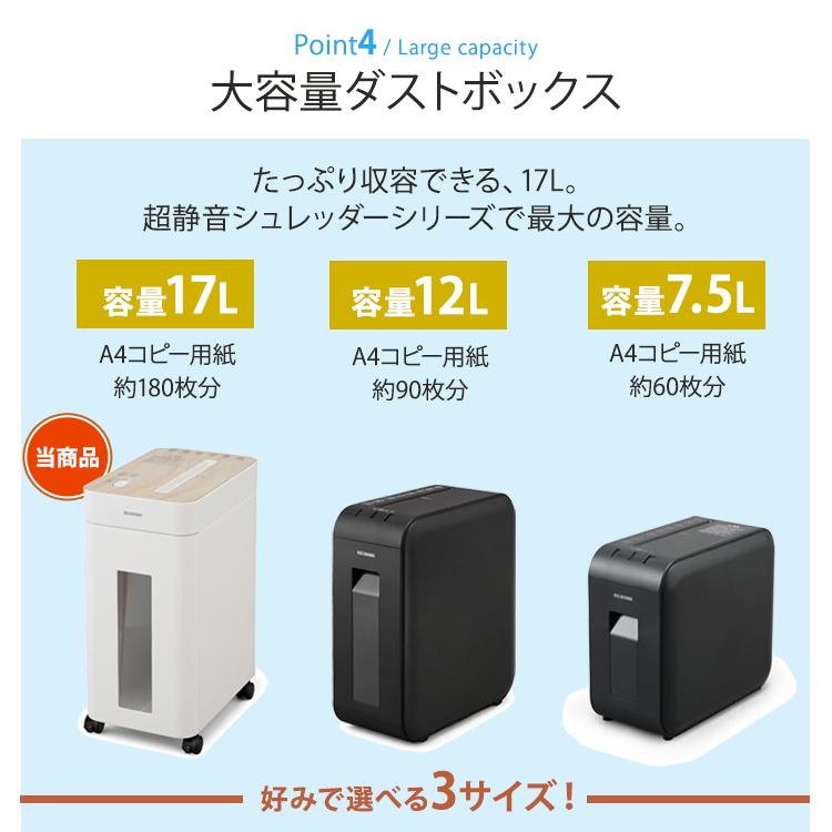 IRIS OHYAMA（アイリスオーヤマ） シュレッダー 業務用 電動 電動