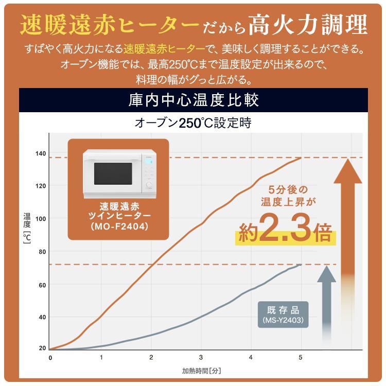 オーブンレンジ 電子レンジ フラット 24L 時短ブースト タイパレンジ 同時調理 時短 スチームオーブンレンジ MO/PMO-F2404 アイリスオーヤマ * | IRIS OHYAMA | 10