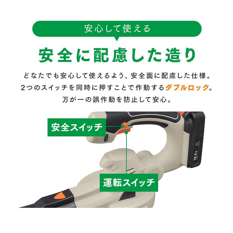 IRIS OHYAMA ＼Type-C充電／ブロワー 充電式 洗車 小型 18V 風量