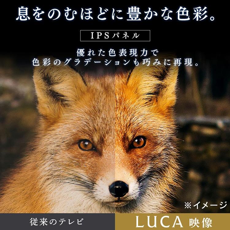 テレビ 43型 液晶テレビ 本体 新品 音声操作 4K LUCA ベゼルレスモデル 43インチ LT-43B628VC ブラック アイリスオーヤマ onsei_bezelless | IRIS OHYAMA | 07