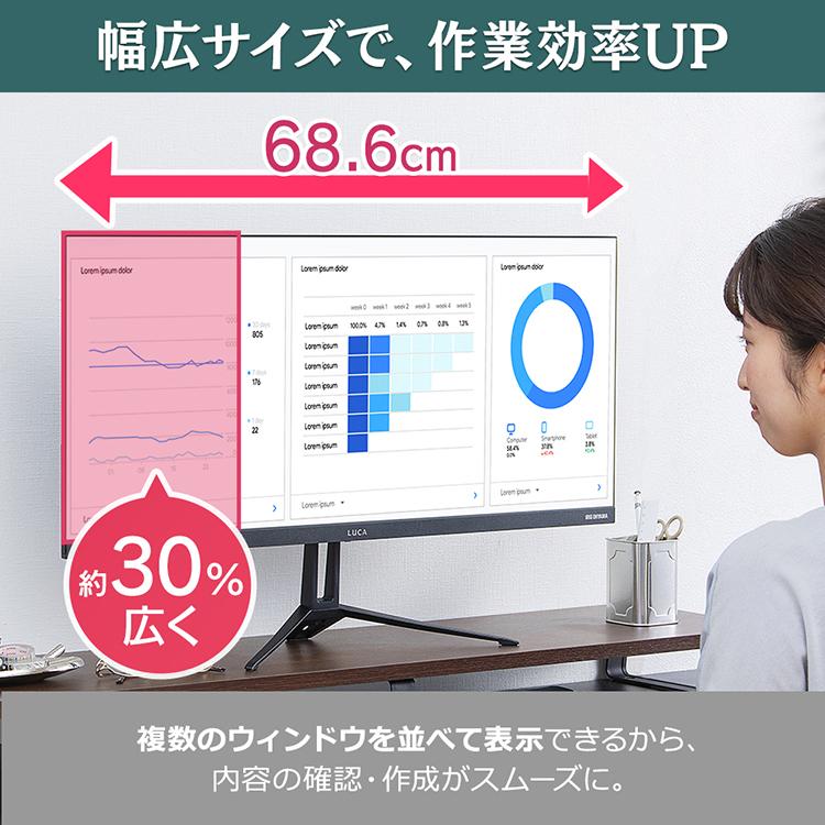 アイリスオーヤマ　ウルトラワイドモニター　29インチ 公式】 液晶モニター 29インチ ウルトラワイドモニター アイリス