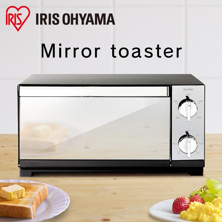 トースター 4枚焼き オーブントースター おしゃれ ミラー シンプル Pot 413 B アイリスオーヤマ D ウエノ電器paypayモール店 通販 Paypayモール