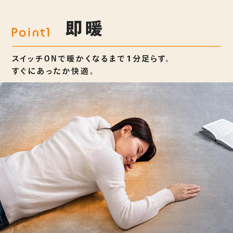 ホットカーペット 3畳 本体 TEKNOS 195×235cm おしゃれ 節電 ホットカーペット 3畳 本体 TEKNOS 195×235cm おしゃれ 節電