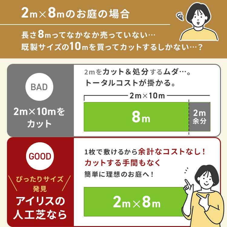 IRIS OHYAMA（アイリスオーヤマ） 人工芝 1m×10 10メートル 人工芝10m