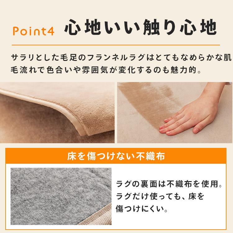 ホットカーペット 3畳 ラグ セット TEKNOS 200×240cm 節電 ダニ退治