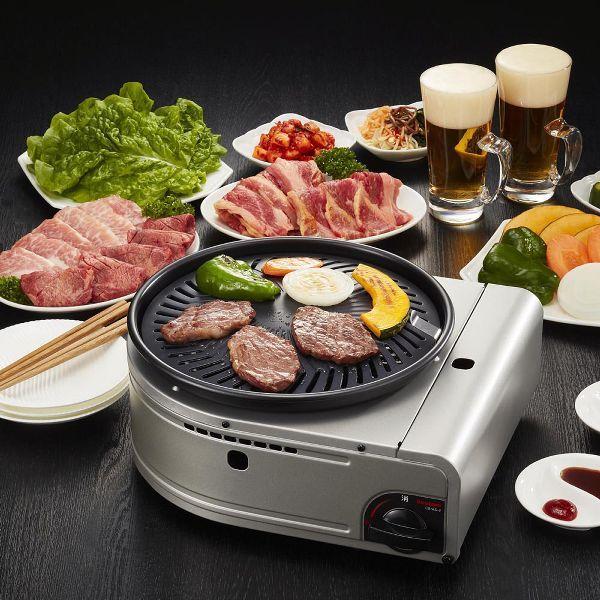 カセットガススモークレス焼肉グリル やきまる2 マットブラック CB-SLG 