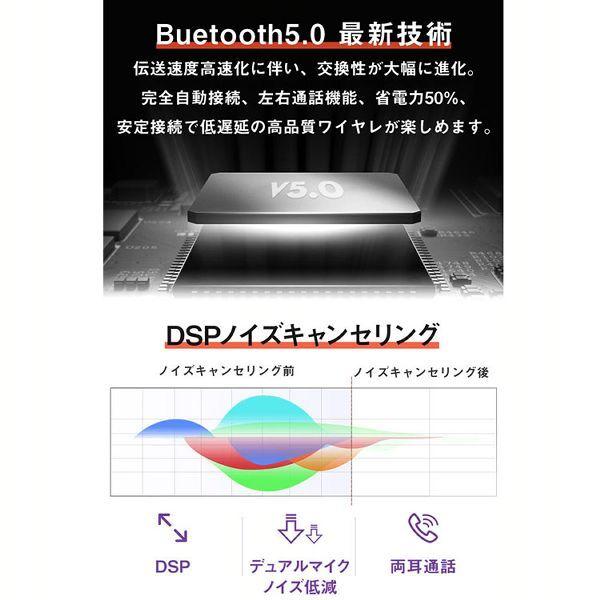 ワイヤレスイヤホン Bluetooth Bluetoothイヤホン QCYフルワイヤレスイヤホン タッチ操作の音量調整モデル QCY−T3BK ブラック   (D)｜insdenki-y｜06