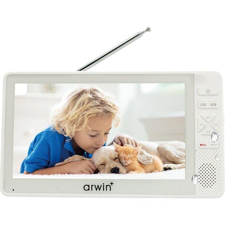 カーテレビ 車 携帯7インチ防水フルセグテレビ＆FMラジオ W ABW-700