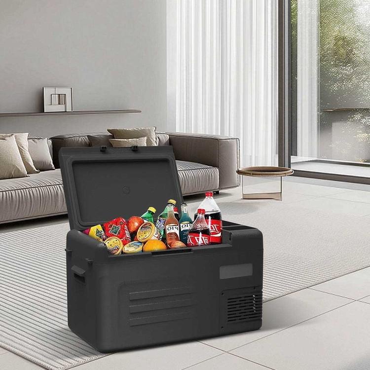 車載冷蔵冷凍庫 コンパクト冷蔵庫 22L ブラック VS-CB122 : ウエノ電器