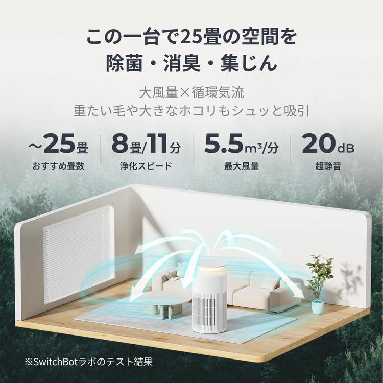 SwitchBot（スイッチボット） 空気清浄機 W5302300 SwitchBot : ウエノ