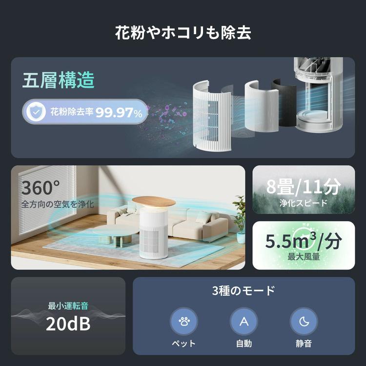 SwitchBot（スイッチボット） 空気清浄機Table W5302310 SwitchBot