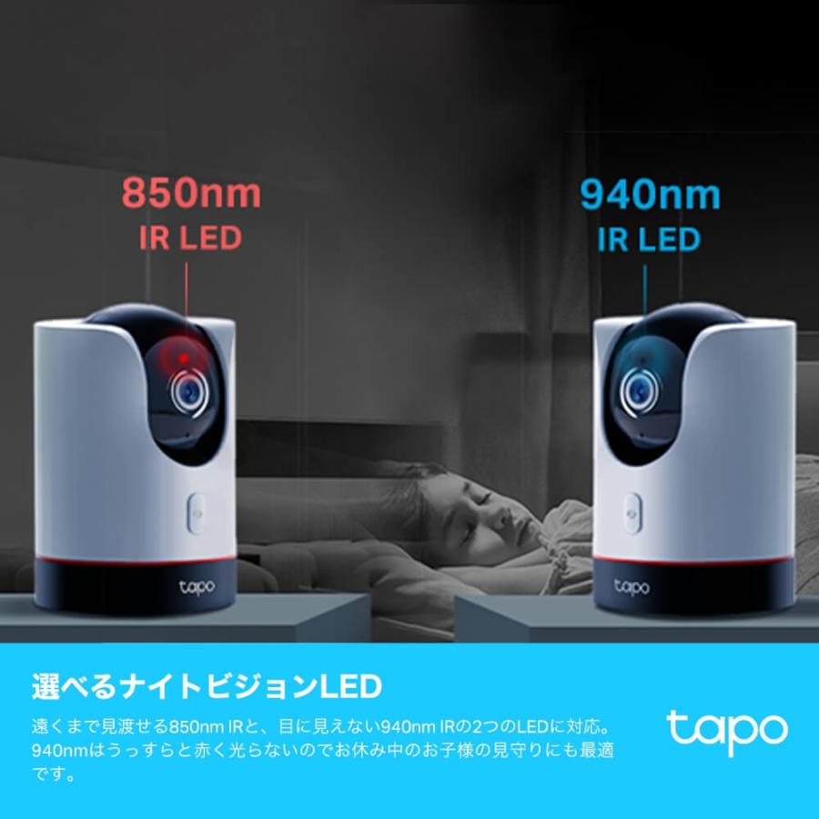 TP-Link 防犯カメラ 家庭用 屋内 wifi 360度 首振り 動体検知 高画質