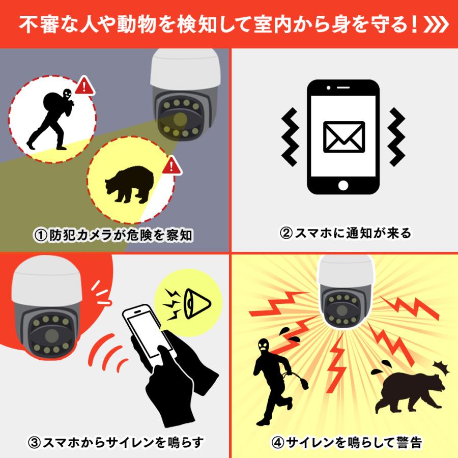 ちびこ　防犯カメラ 防犯カメラ 屋外 屋内 wifi 家庭用 小型 500万画素 スマホ連動 動体
