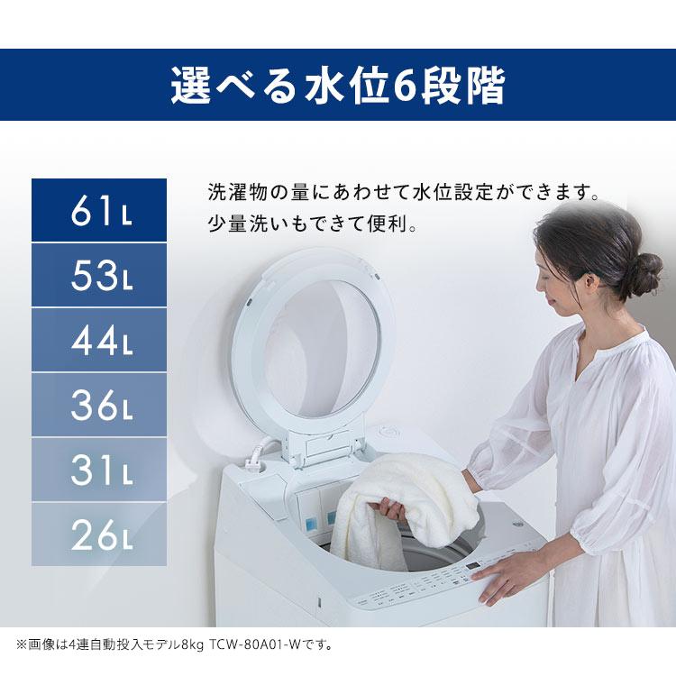 施工あり 洗濯機 縦型 一人暮らし 8kg OSH アイリスオーヤマ 全自動洗濯機 8キロ 設置 保証 1年 新品 全自動 ITW-80A01(HS)の画像