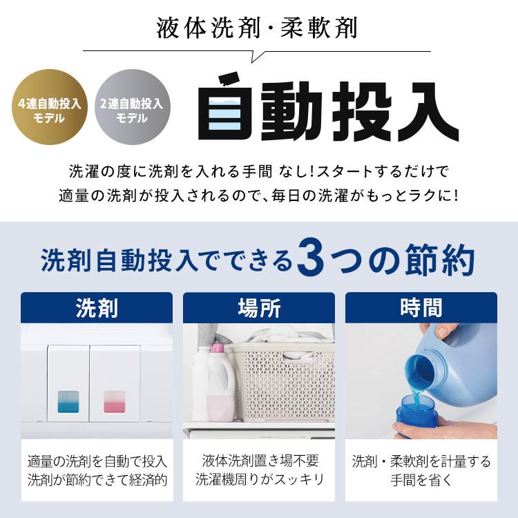 施工あり 洗濯機 10kg 縦型 アイリスオーヤマ 自動投入 全自動洗濯機 縦型洗濯機 新品 ガチ落ち 極渦洗浄 シンプル 新生活 2連 ITW-100A03-W OSH * (HS)_5