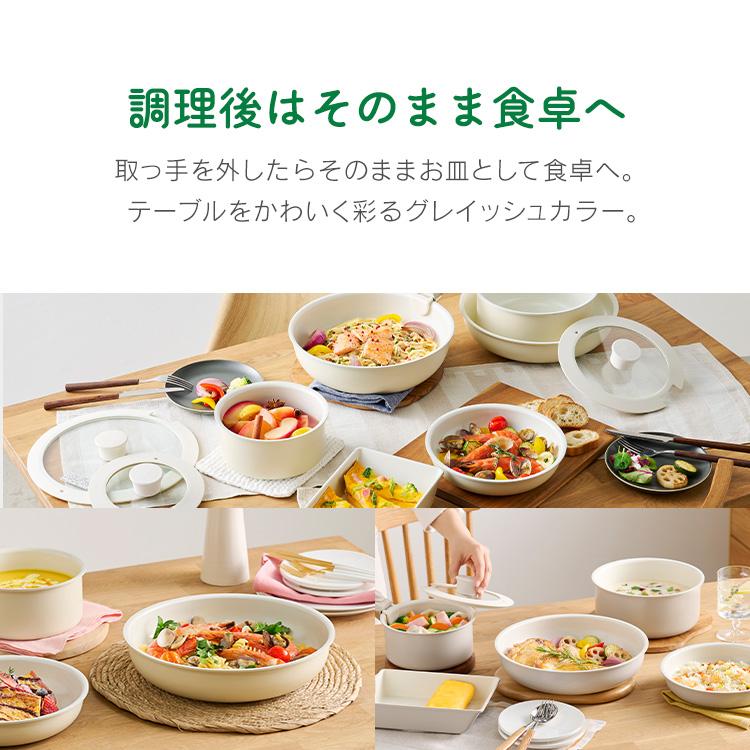 IRIS OHYAMA（アイリスオーヤマ） フライパン セット ih 白 取っ手が