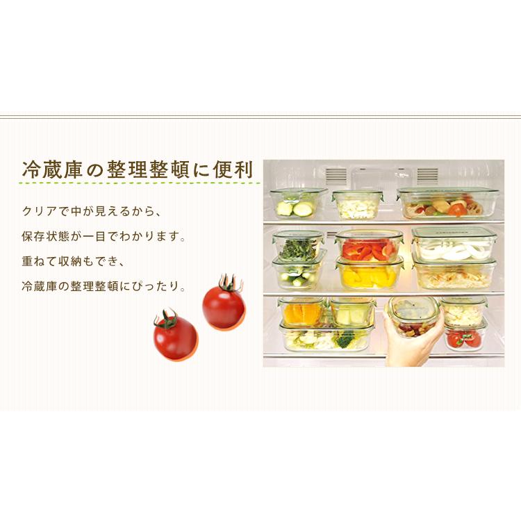 保存容器 3点セット iwaki 耐熱ガラス イワキ ふた パック レンジ