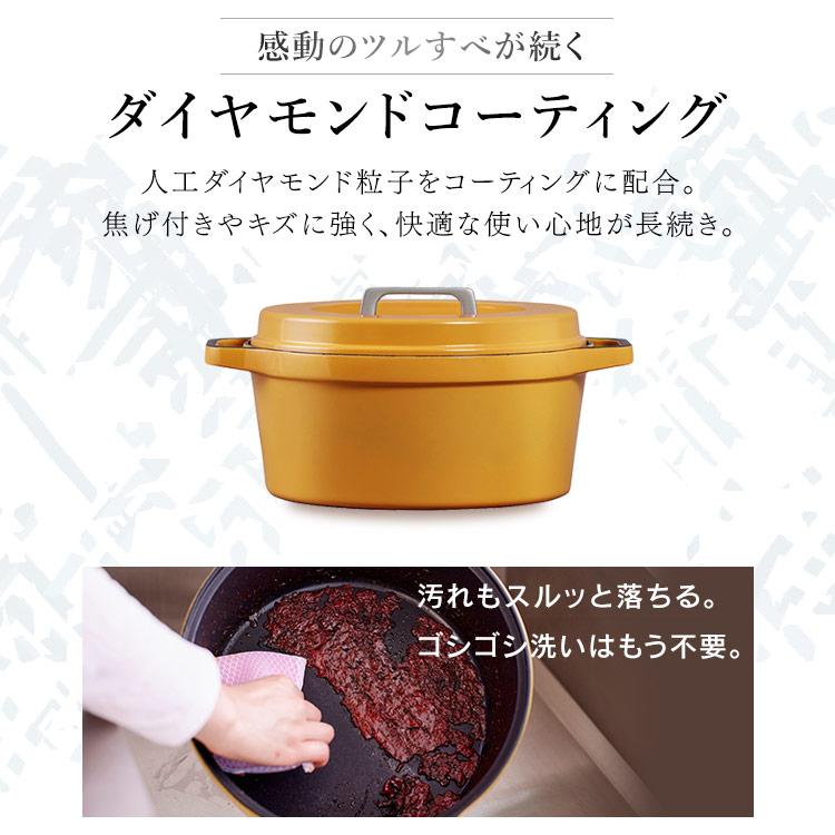 IRIS OHYAMA（アイリスオーヤマ） 鍋 なべ 両手鍋 深型 20cm ih対応