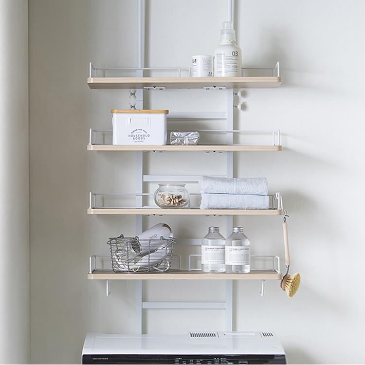 IRIS OHYAMA（アイリスオーヤマ） ランドリーラック 突っ張り 4段 幅60