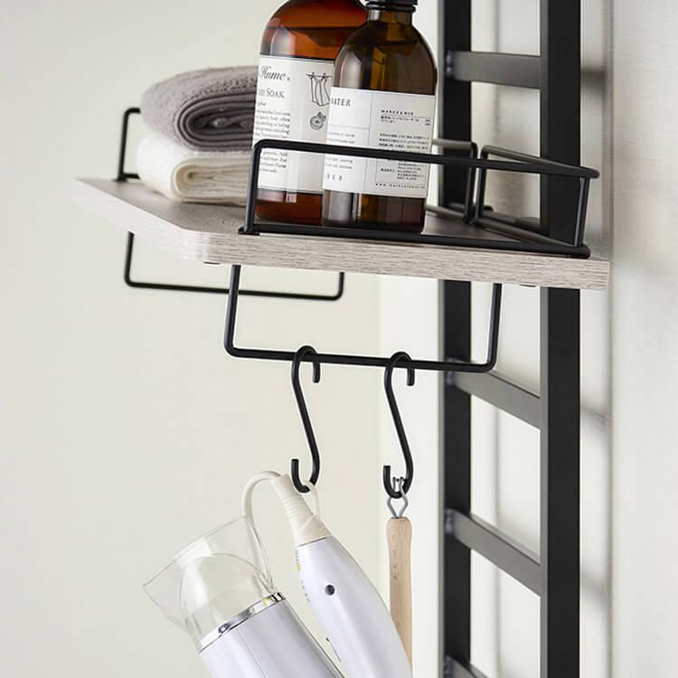 IRIS OHYAMA（アイリスオーヤマ） ランドリーラック 突っ張り 4段 幅60