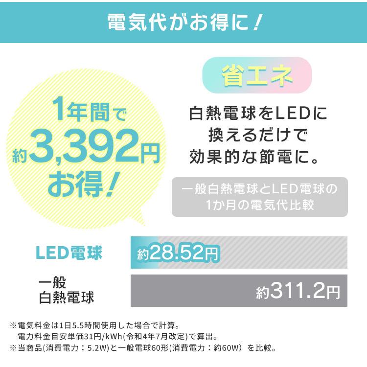 IRIS OHYAMA（アイリスオーヤマ） led電球 e17 60w 相当 昼白色 電球色