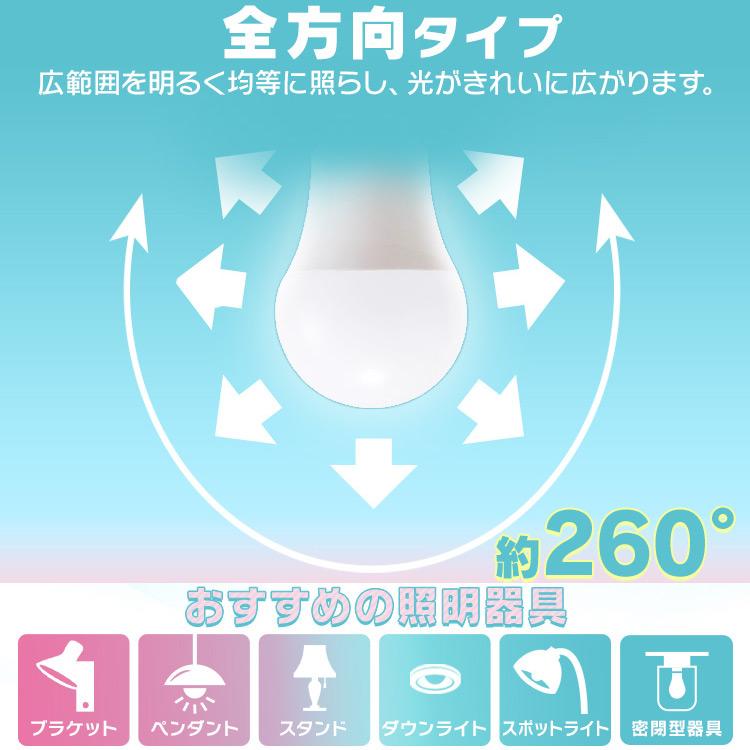 IRIS OHYAMA（アイリスオーヤマ） led電球 e26 60w 相当 昼白色 電球色