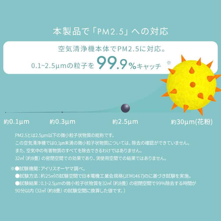 空気清浄機 花粉対策 10畳 省エネ HEPAフィルター 脱臭 PM2.5 タバコ コンパクト ペット ニオイ対策 AAP-S20C アイリスオーヤマ * | IRIS OHYAMA | 06