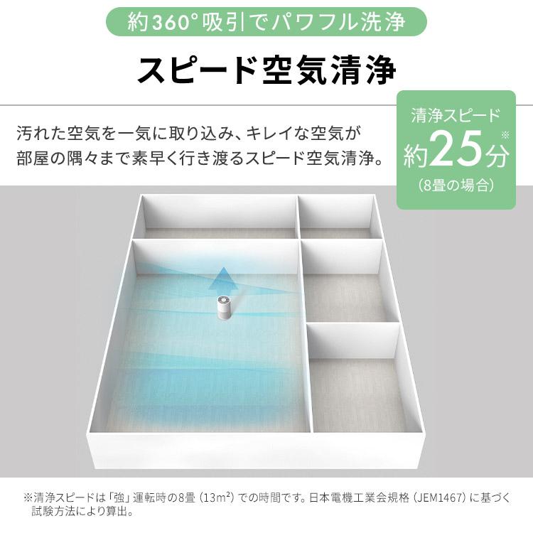 IRIS OHYAMA [2000円OFFクーポン] 空気清浄機 加湿器 気化式 10
