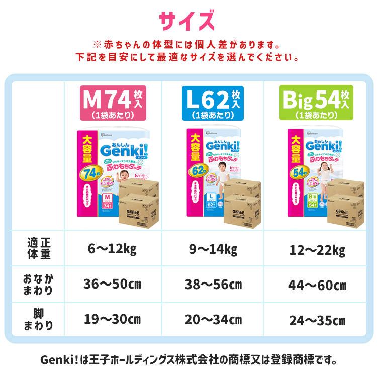 IRIS OHYAMA（アイリスオーヤマ） おむつ L 372枚 ビッグ 324枚 パンツ