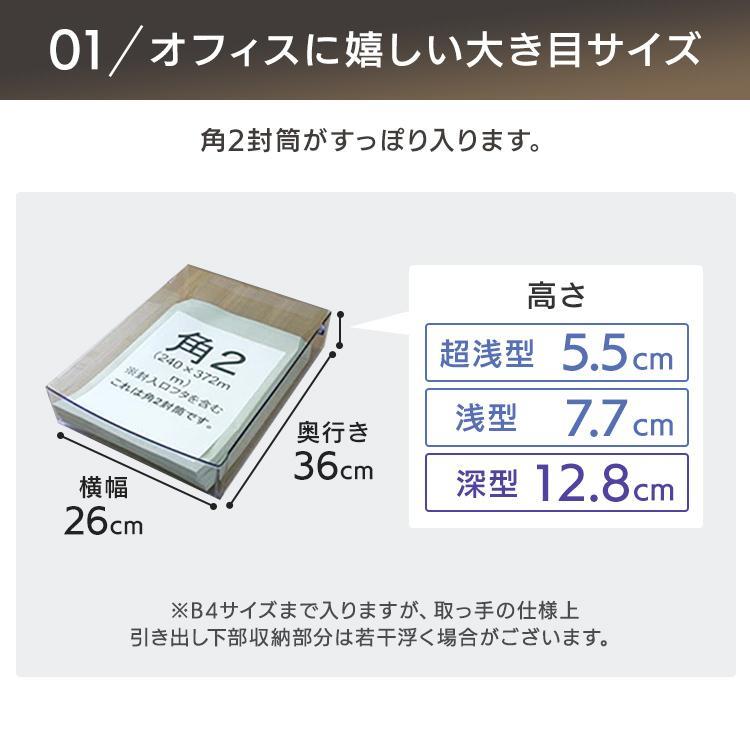 IRIS OHYAMA（アイリスオーヤマ） レターケース A4 10段 クリア