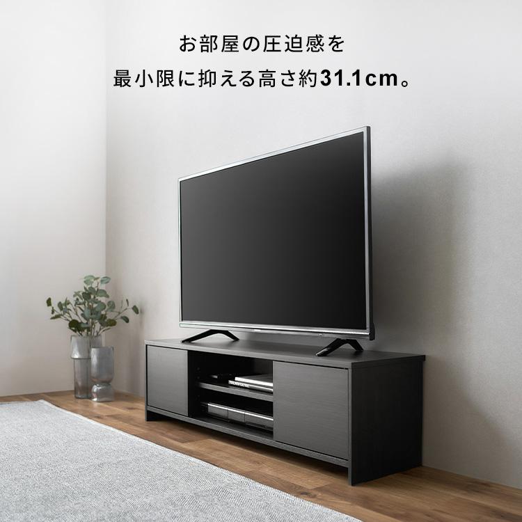 テレビ台 ローボード おしゃれ テレビボード 北欧 ボックステレビ台 収納 BAB-100 アイリスオーヤマ AVボード 木目調 一人暮らし [TVCP]｜insdenki-y｜10