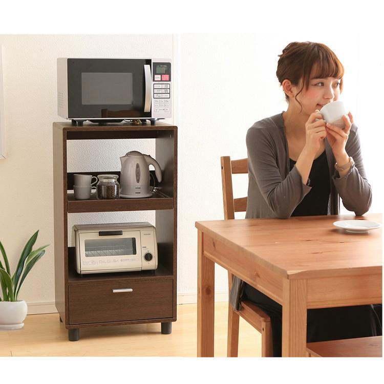 IRIS OHYAMA（アイリスオーヤマ） キッチンボード 食器棚 レンジ台
