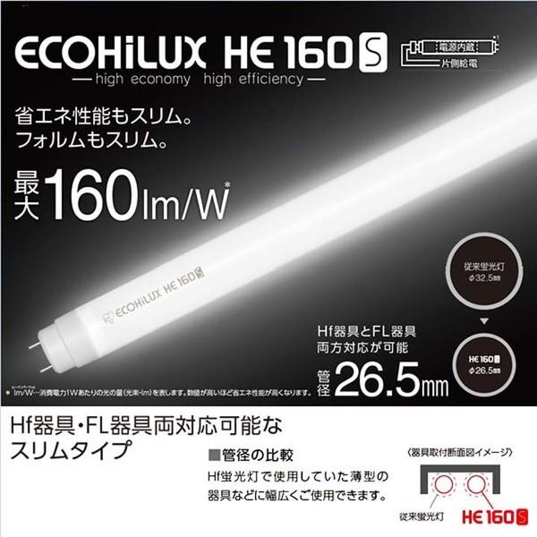 IRIS OHYAMA（アイリスオーヤマ） 直管LEDランプ ECOHiLUX HE160S 110