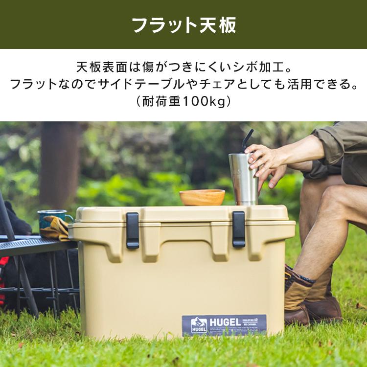クーラーボックス 小型 20L 釣り ハード コンパクト キャンプ アウトドア スポーツ レジャー 保冷 BOX TC-20 アイリスオーヤマ HUGEL *の画像