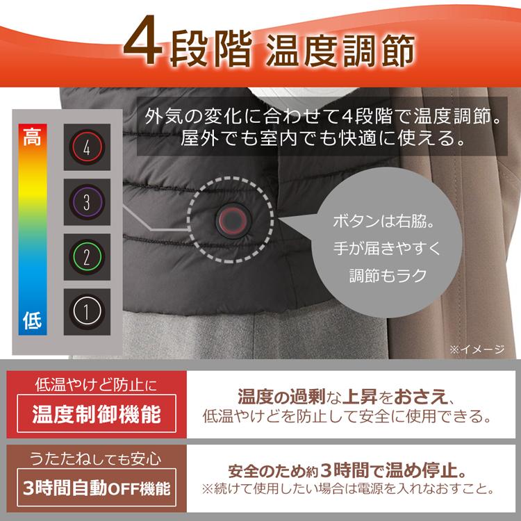 IRIS OHYAMA（アイリスオーヤマ） ヒートウェア ヒーターベスト