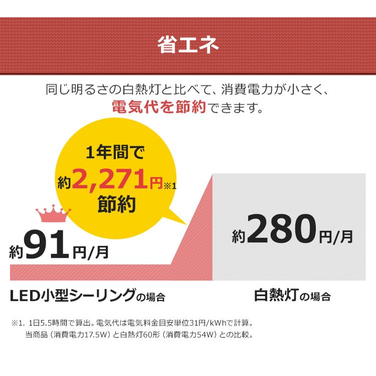 シーリングライト led 小型 アイリスオーヤマ 3年保証 おしゃれ 1500lm 昼白色 電球色 照明器具 LEDシーリングライト 節電 省エネ 電気代 導光板 SCL150｜insdenki-y｜10