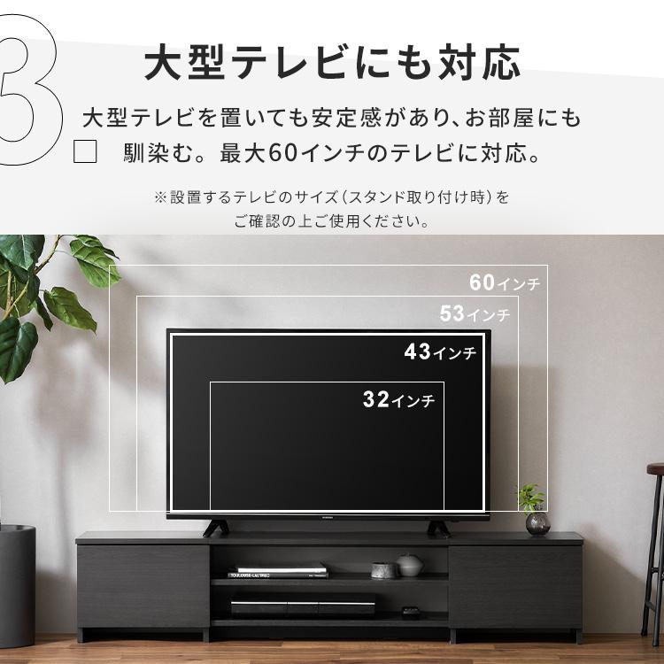 テレビ台 おしゃれ 一人暮らし AVボード ボックスタイプ アイリスオーヤマ BAB-150R ブラックオーク オフホワイト おすすめ | IRIS OHYAMA | 12