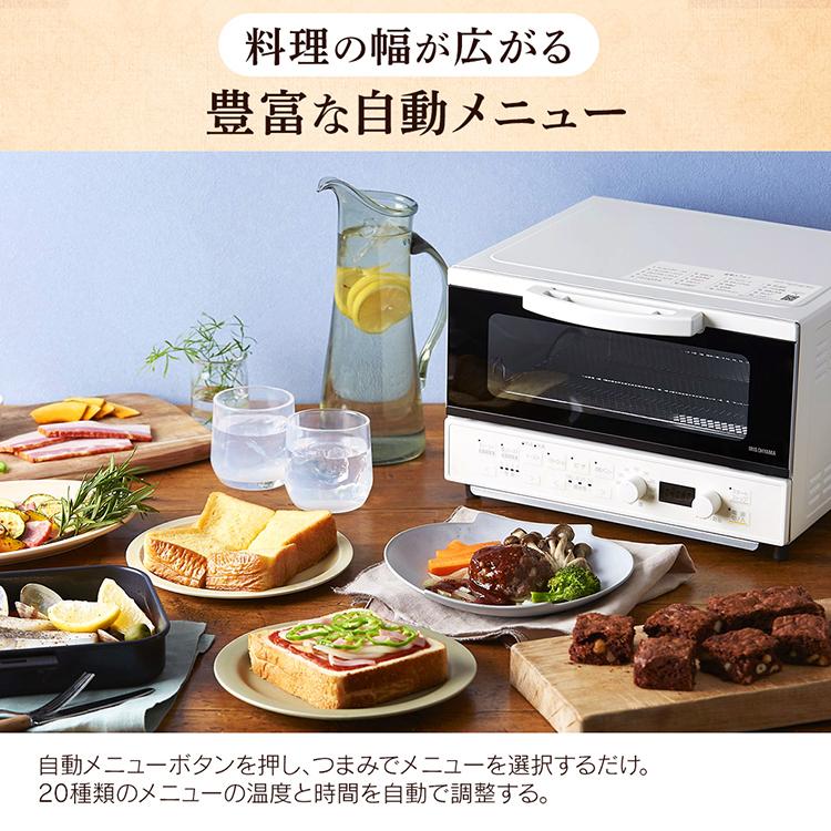 トースター 4枚 4枚焼き アイリスオーヤマ オーブントースター おしゃれ レトロ シンプル マイコン式 MOT-401 一人暮らし 新生活｜insdenki-y｜09