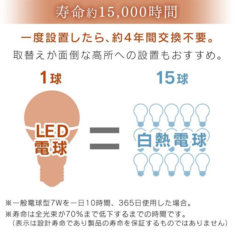 電球 LED E17 アイリスオーヤマ LED電球 LEDフィラメント電球 40W相当 440lm 昼白色相当 電球色相当｜insdenki-y｜09
