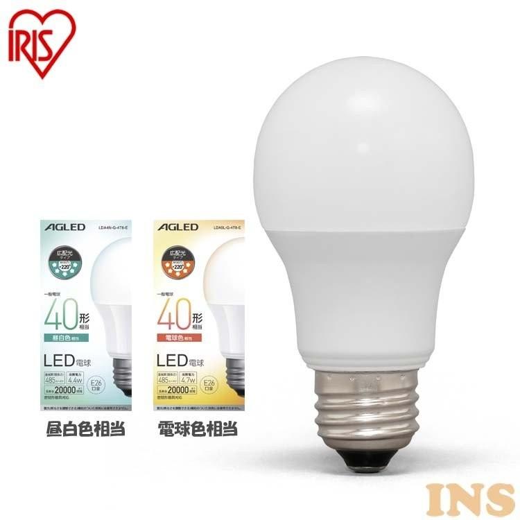 IRIS OHYAMA（アイリスオーヤマ） LED電球 E26 広配光 40形相当 LDA4N