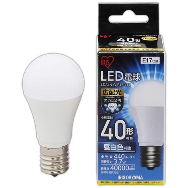 LED電球 E17 広配光タイプ 40W形相当 LDA4N-G-E17-4T4 ・LDA4L-G-E17-4T4 アイリスオーヤマ｜insdenki-y｜05