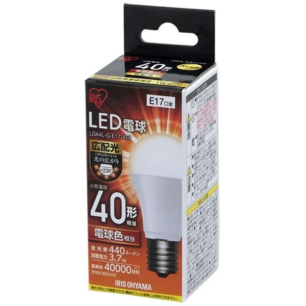 LED電球 E17 広配光タイプ 40W形相当 LDA4N-G-E17-4T4 ・LDA4L-G-E17-4T4 アイリスオーヤマ｜insdenki-y｜08