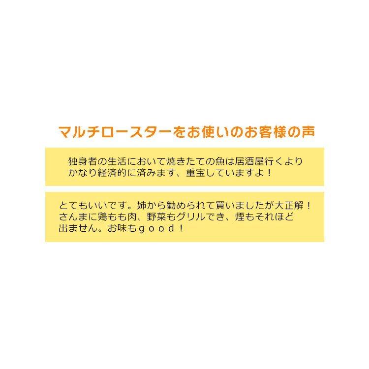 フィッシュロースター ロースター 魚焼きグリル 魚 グリル 魚焼きロースター ロースターグリル 魚焼き器ロースター マルチロースター EMT-1101 アイリスオーヤマ｜insdenki-y｜07