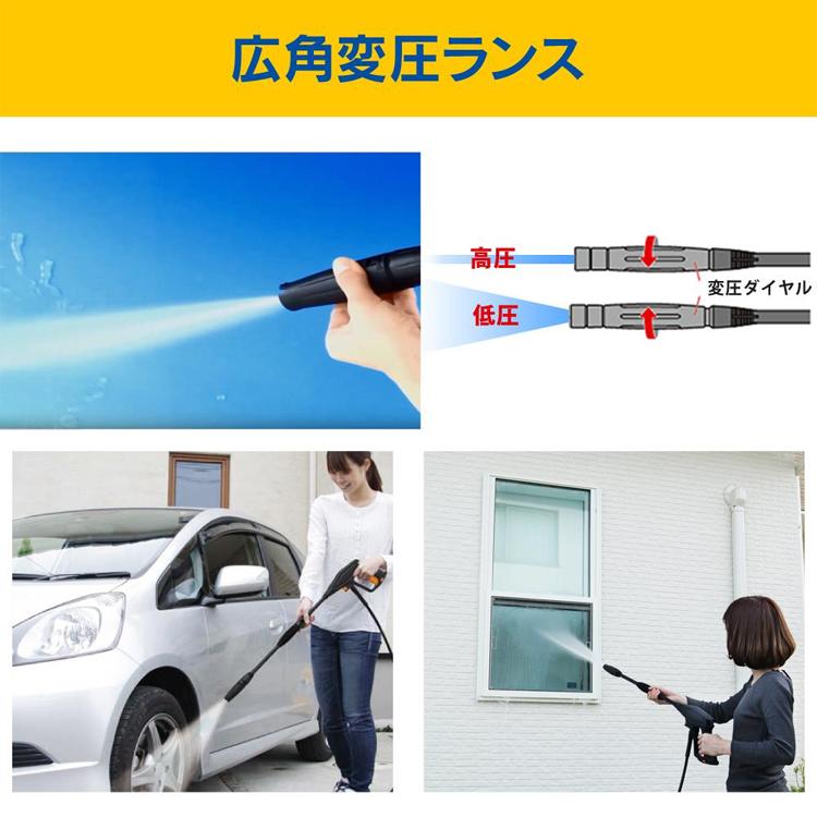 IRIS OHYAMA 高圧洗浄機 アイリス 家庭用 業務用 掃除 11点セット FIN